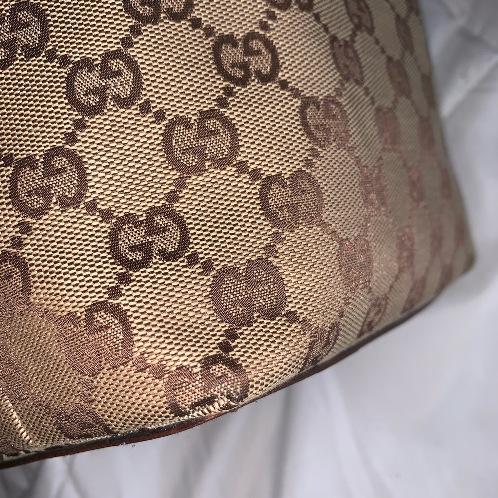 Gucci Beige and Brown GG Tote - Picture 8 of 16